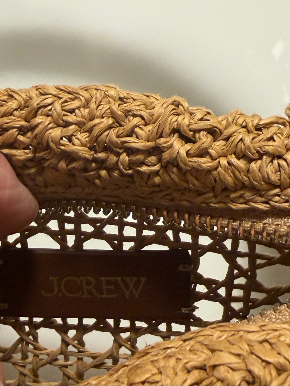 J.Crew Limited Edition Fish-Shaped Straw Tote 🐟 — new with tags - Picture 5 of 5